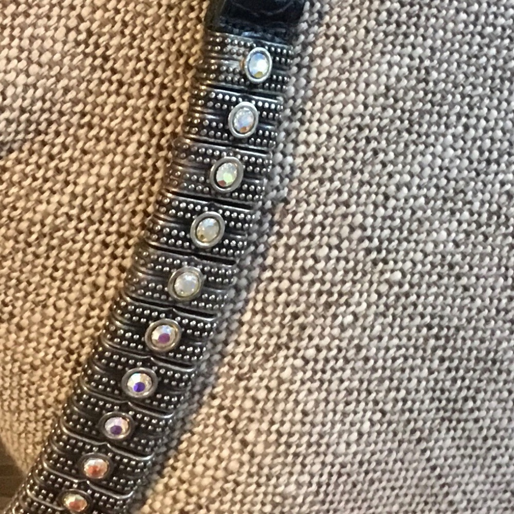 Black Rhinestone Belt - Picture 2 of 3